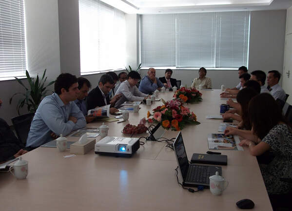 外賓到我公司參觀、座談